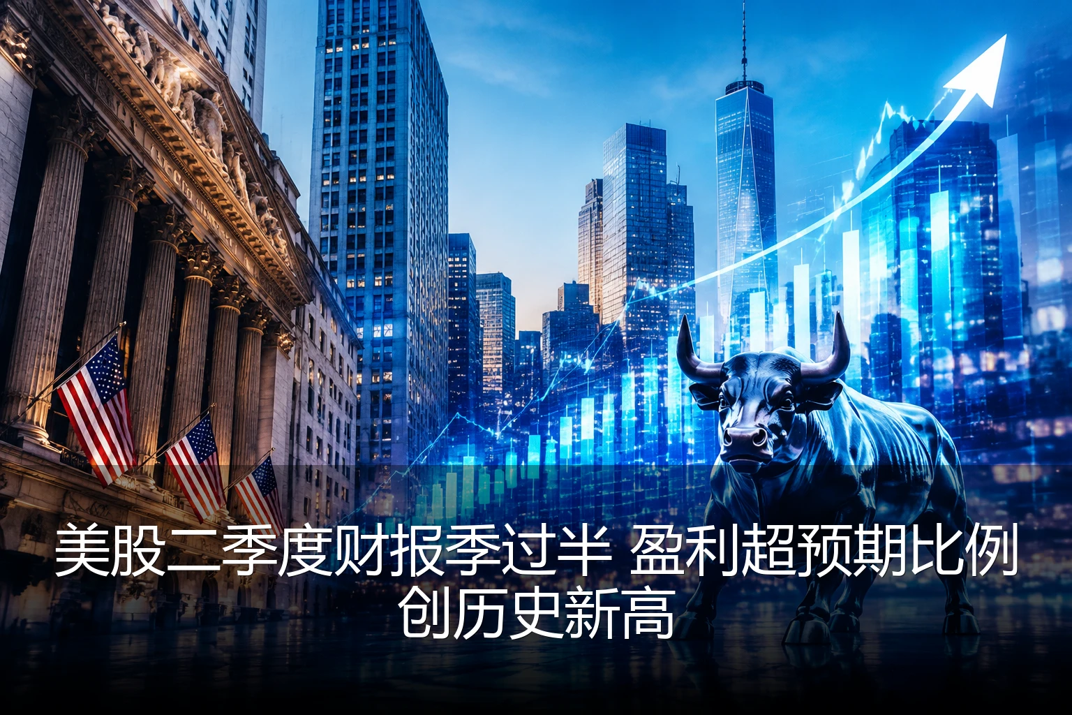 美股二季度财报季过半 盈利超预期比例创历史新高