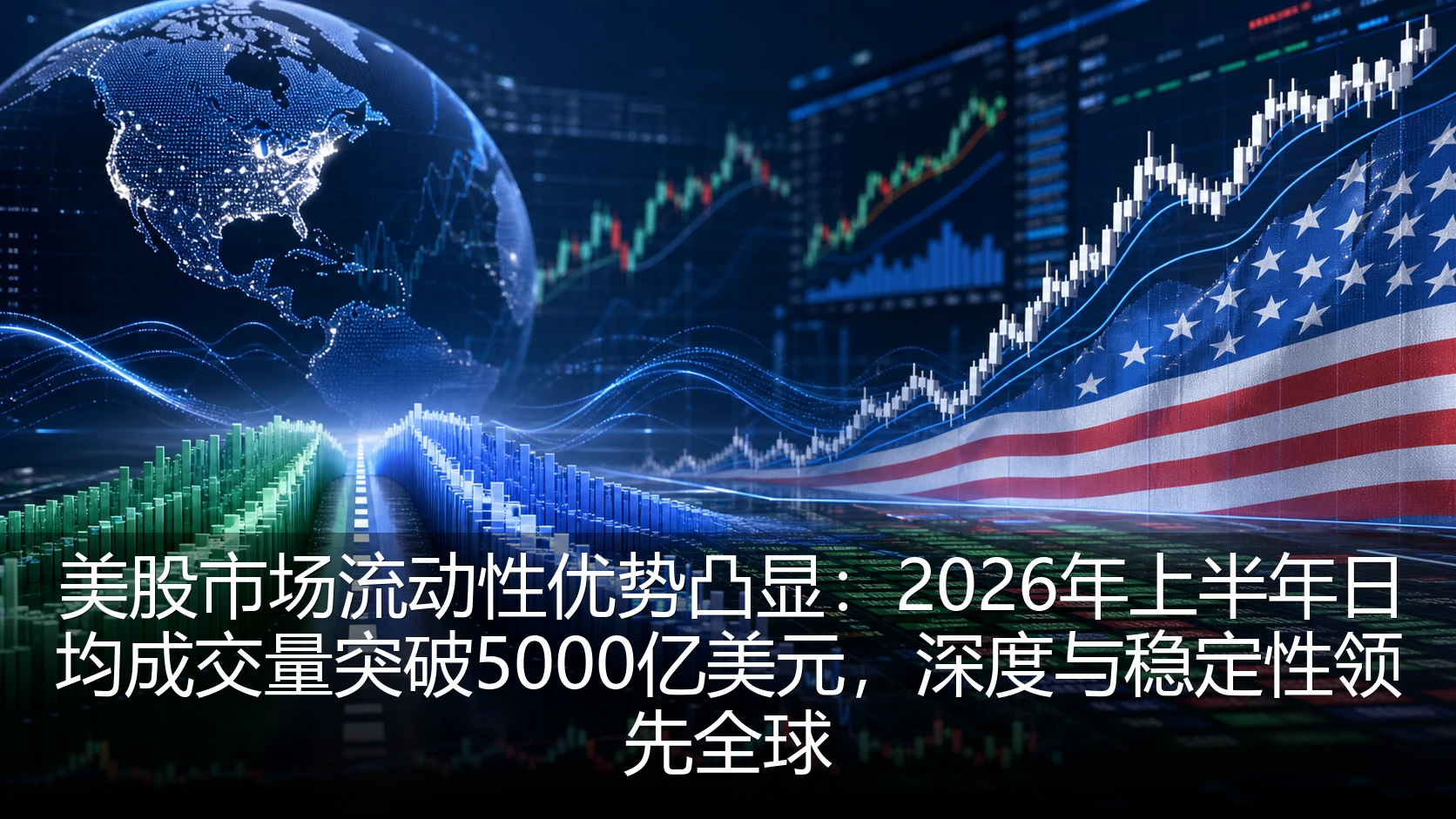 美股市场流动性优势凸显：2026年上半年日均成交量突破5000亿美元，深度与稳定性领先全球